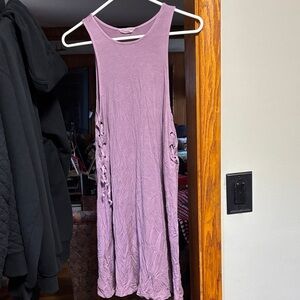 American Eagle Outfitters Purple Midi Dress